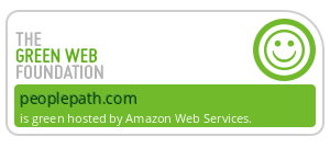 The Green Web Foundation - Green Hosting Badge - PeoplePath.com