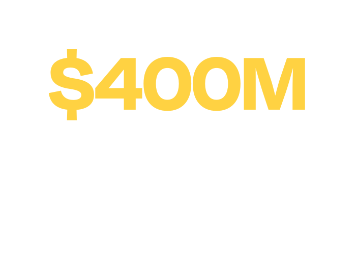 $400M in sales from alumni at clients