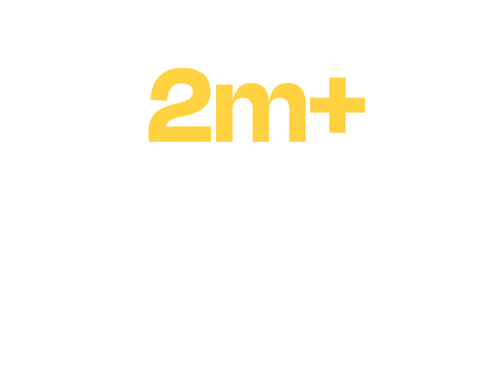 2m+ potential global audience